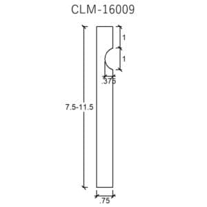 CLM-16009: diagram of door casing.