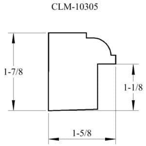 A drawing of the side of a building.