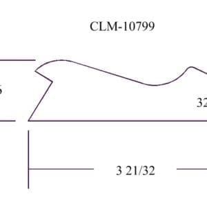 A drawing of the side of a boat.