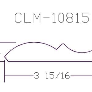 CLM-10815 molding, 3/4" x 3 15/16"