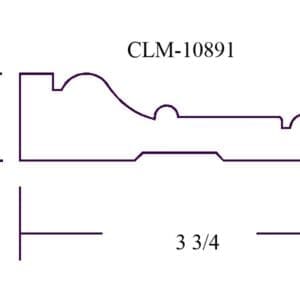 A drawing of the side of a wall with a line drawing of a curve.