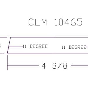 CLM-10465: 11-degree angled block diagram