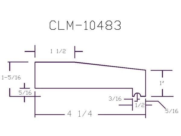 CLM 10483 - Classic Mouldings Inc