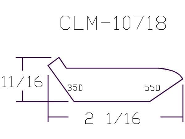 CLM 10718 - Classic Mouldings Inc