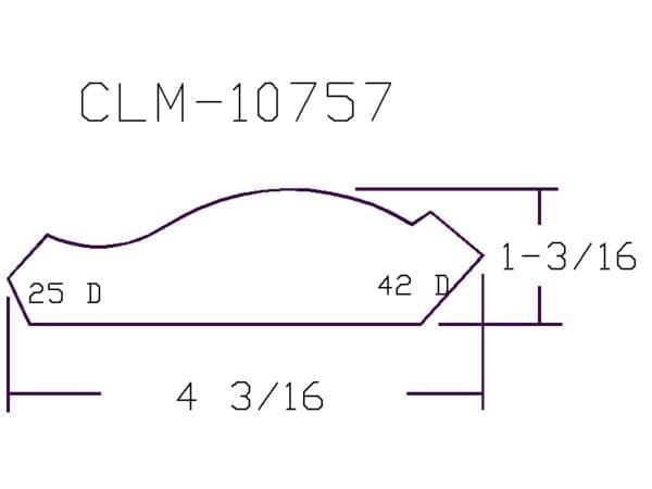 CLM 10757 - Classic Mouldings Inc