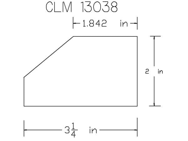 CLM 13038 - Classic Mouldings Inc