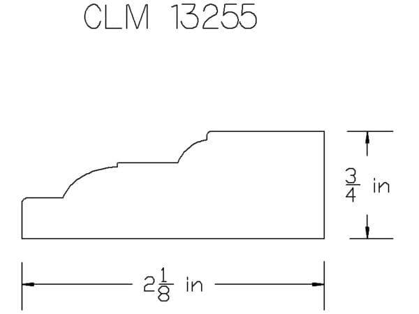 CLM 13255 - Classic Mouldings Inc