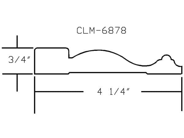 CLM 6878 - Classic Mouldings Inc