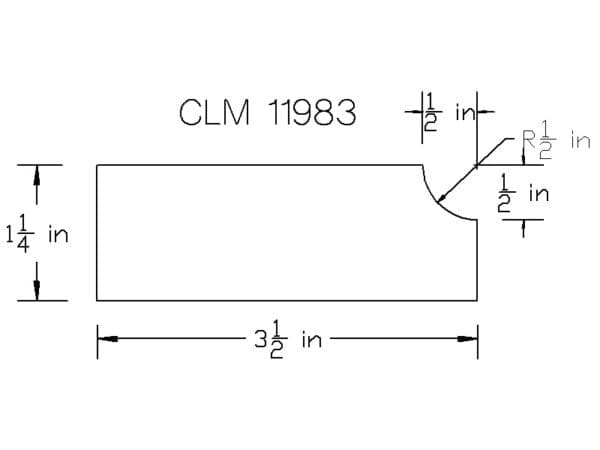 CLM 11983 - Classic Mouldings Inc