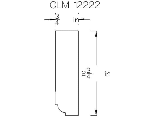 CLM 12222 - Classic Mouldings Inc