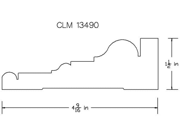 CLM 13490 - Classic Mouldings Inc