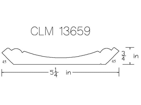 CLM 13659 - Classic Mouldings Inc