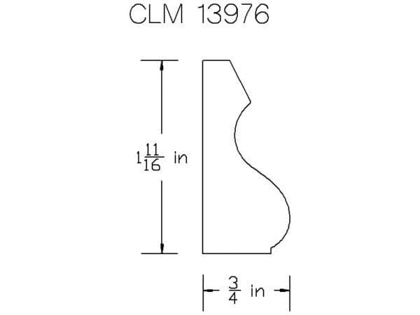 CLM 13976 - Classic Mouldings Inc