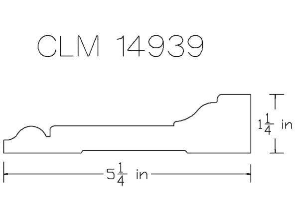 CLM 14939 - Classic Mouldings Inc