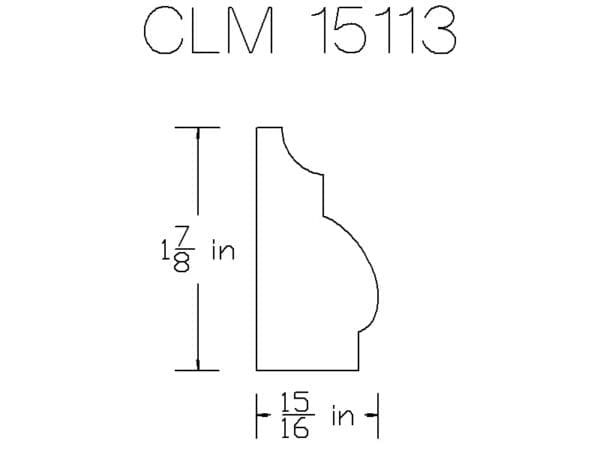 CLM 15113 - Classic Mouldings Inc