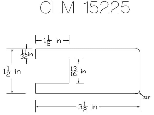 CLM 15225 - Classic Mouldings Inc