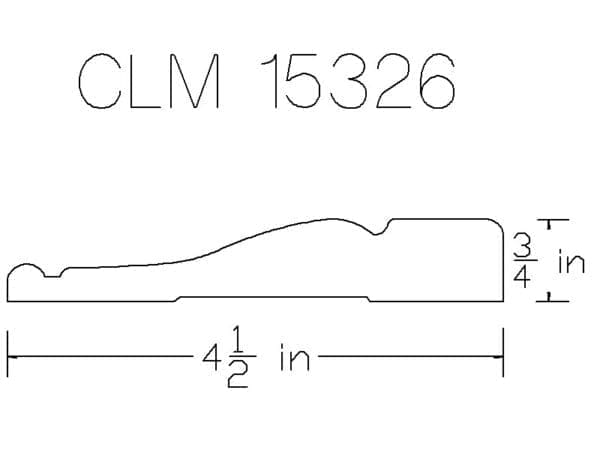 CLM 15326 - Classic Mouldings Inc